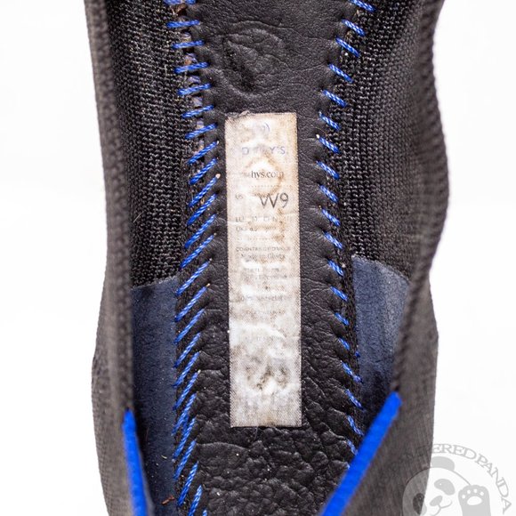 Rothys The Flat Women Size 9 Shoes Midnight Black Solid Round Toe Ballet Slip On - Picture 4 of 4